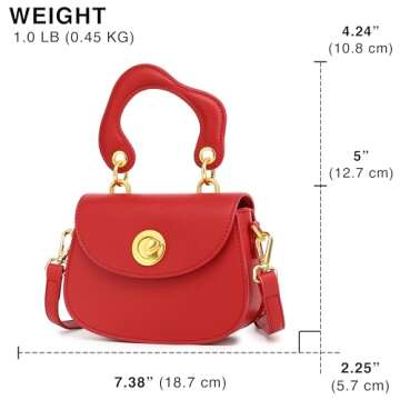 Chic Scarleton Crossbody Bag for Women - Versatile Styling