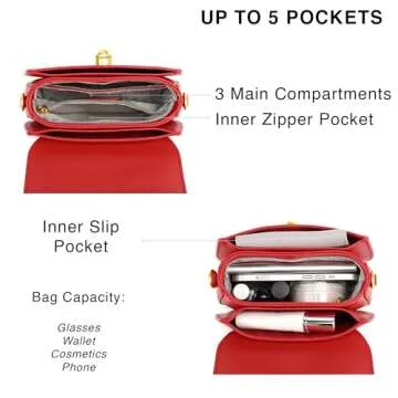 Chic Scarleton Crossbody Bag for Women - Versatile Styling