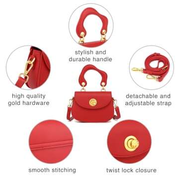 Chic Scarleton Crossbody Bag for Women - Versatile Styling