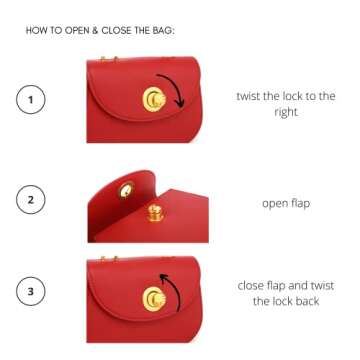 Chic Scarleton Crossbody Bag for Women - Versatile Styling