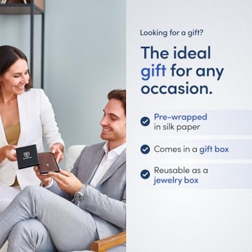 TRAVANDO Mens Slim Wallet RFID Blocking Money Clip Elegant Design