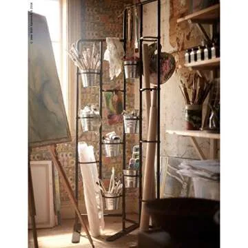 20-Tier Tall Metal Plant Stand for Indoor Outdoor Display