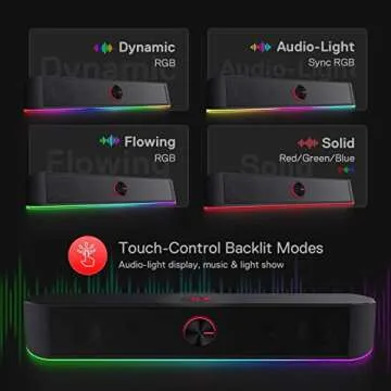 Redragon GS560 RGB Soundbar: Crystal Sound & Styling