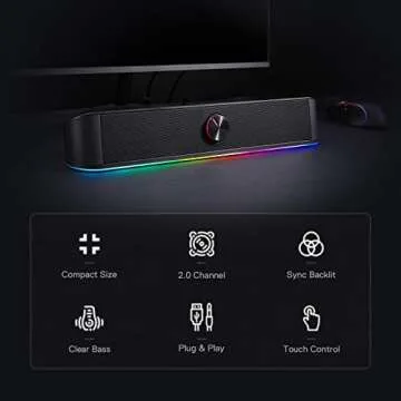 Redragon GS560 RGB Soundbar: Crystal Sound & Styling