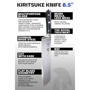 Dalstrong Kiritsuke Chef Knife - Elite 8.5 inch Kitchen Knife