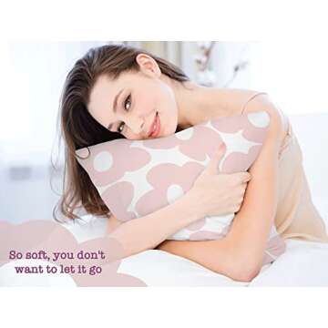 BCLOSE Danish Pastel Decor, 18x18 Pillow Cover for Coquette Aesthetic Pillows, Preppy Pink Decor