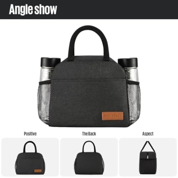 Stylish Douyadady Black Lunch Bag for All