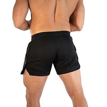 CEHT Men's Quick Dry Workout Shorts with Pockets