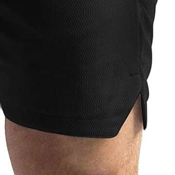 CEHT Men's Quick Dry Workout Shorts with Pockets