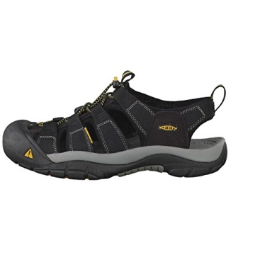 KEEN Newport H2 Closed Toe Water Sandals for Men Black Size 10