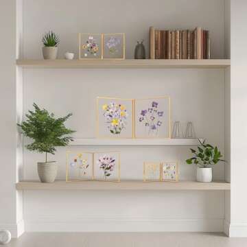 Elegant Double Glass Picture Frame for Cherished Memories