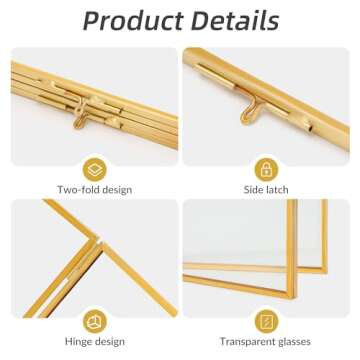 Elegant Double Glass Picture Frame for Cherished Memories