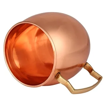 Zap Impex Copper Moscow Mule Mugs Set of 4 - Ideal for All Drinks