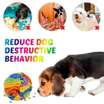 DONGKER Snuffle Ball for Small to Medium Dogs - Interactive Toy