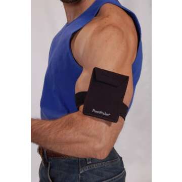 PortaPocket Combo Kit, Hands Free Carry Case for Cell Phones & More/Travel Wallet System/for Fitness...