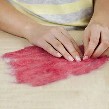 Wool Roving Bulk - 8.82oz Super Wool for Crafts