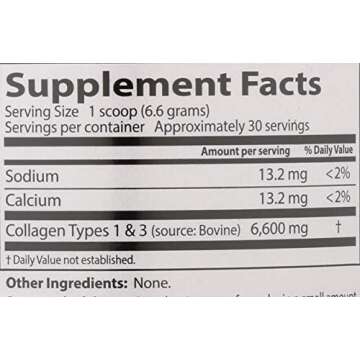 Doctor's Best Pure Collagen Types 1 & 3, Promotes Healthy Skin Hair & Nails – Bone & Joint Support, 7.1 Ounce (Pack of 1)