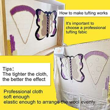 Premium Tufting Cloth with Marked Lines for Crafters