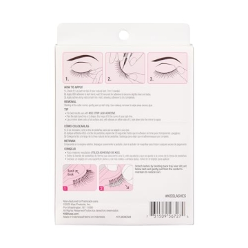 KISS Look So Natural Wispy Lashes - Multipack of 5