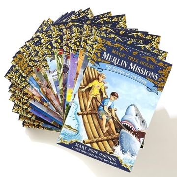 Magic Tree House Merlin Missions 25 Book Set for Kids