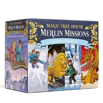 Magic Tree House Merlin Missions 25 Book Set for Kids