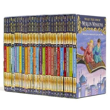 Magic Tree House Merlin Missions 25 Book Set for Kids