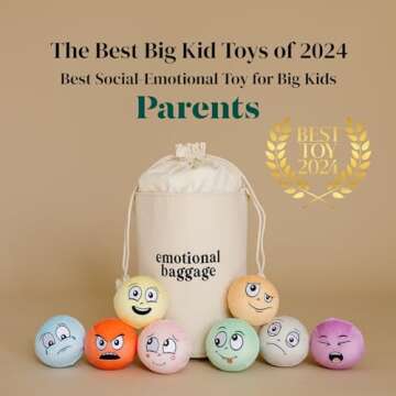 Emotional Baggage Plush Toys with Canvas Storage Bag | Plush Stress Balls | Social Emotional Learnin...