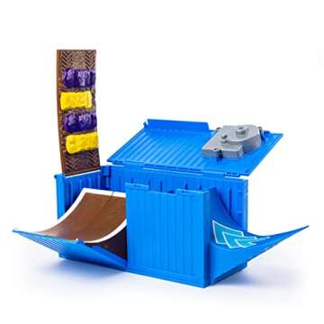 Monster Jam, Ship It & Flip It Transforming Playset with Exclusive 1:64 Scale Die-Cast Monster Jam Truck