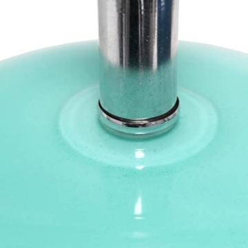 Lalia Home 15.25" Stylish Blue Bedside Table Lamp