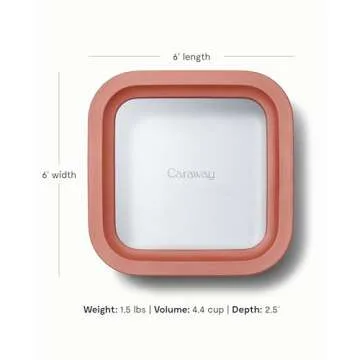 Caraway Non Toxic Glass Food Storage Container - 4.4 Cup