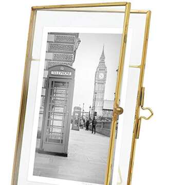 Antique Gold Vintage Style Photo Frame - Isaac Jacobs 4x6