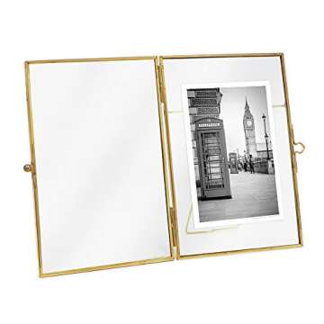 Antique Gold Vintage Style Photo Frame - Isaac Jacobs 4x6