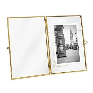 Antique Gold Vintage Style Photo Frame - Isaac Jacobs 4x6