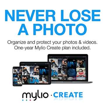 Seagate Backup Plus Ultra Touch HDD 2TB External Hard Drive – White USB-C USB 3.0, 1yr Mylio Create, 4 month Adobe Creative Cloud Photography plan and Rescue Services (STHH2000402)