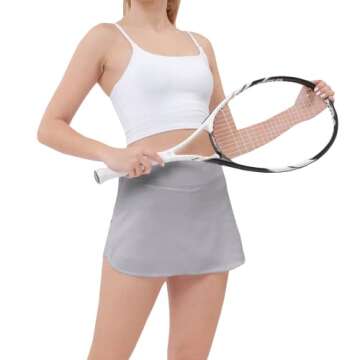 ZEALOTPOWER Women Athletic Skorts - Stylish Sports Skirts