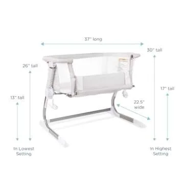 Baby Delight Beside Me Dreamer Bassinet for Cozy Co-Sleeping