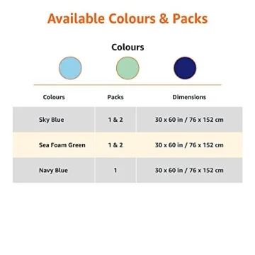 Soft Sky Blue Cabana Stripe Beach Towels for All