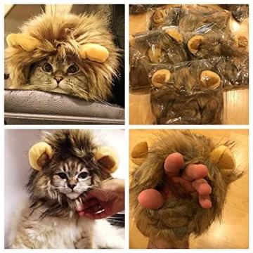 Adorable Lion Mane Costume for Cats - OMG Adorables