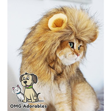 Adorable Lion Mane Costume for Cats - OMG Adorables