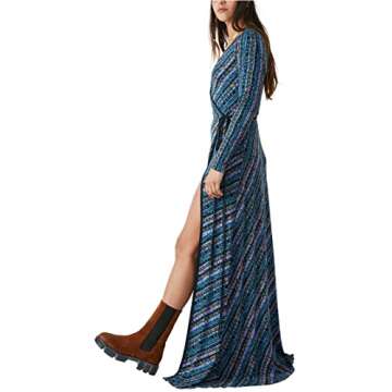 Free People Phoebe Maxi Dark Combo - Ultimate Boho Dress