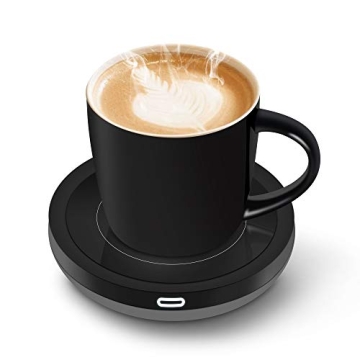 Smart Coffee Cup Warmer Set with Auto On/Off Feature
