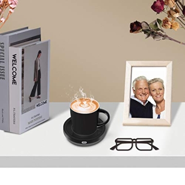 Smart Coffee Cup Warmer Set with Auto On/Off Feature