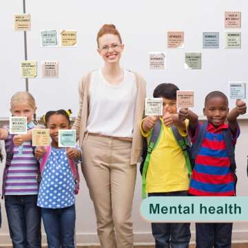 Motipuns 300 Pcs Mental Health Stickers Reminder Decals Laptop Water Bottle Positive Waterproof Stickers Psychology Affirmations Feelings Mental Health Decor for Adult(Warm Color)