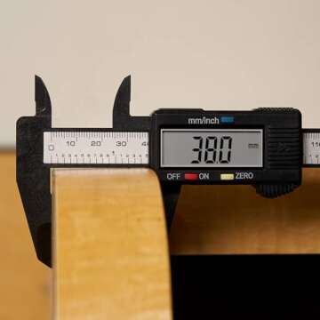 NEIKO 01417A 6” Digital Caliper | Electronic Measuring Tool | Range of 0-6”or 0-150mm | Inch and Millimeters | Large LCD Display | External and Internal Measuring Jaw | Zero Setting and Auto Off