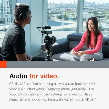 TASCAM Portacapture X6 32-bit Float Portable Audio Recorder, Field Recorder for Video, Music, Podcast, Voice, Podcasting