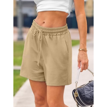 Comfy Women's Athletic Gym Shorts with Pockets - EFAN