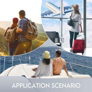 OlarHike 6 Set Packing Cubes for Travel, Luggage Organizer Bags for Travel Accessories Travel Essentials, Travel Cubes for Carry on Suitcases，3 Various Sizes(Large,Medium,Small)