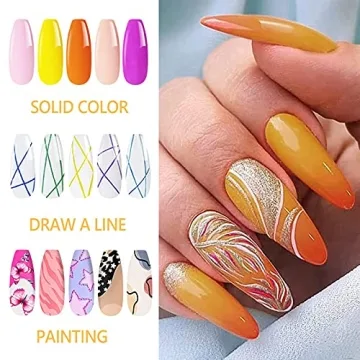 Vibrant 24 Colors Neon Painting Gel Nail Polish Set