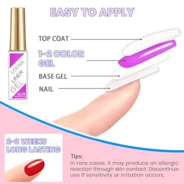 Vibrant 24 Colors Neon Painting Gel Nail Polish Set