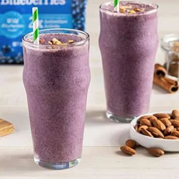 Wyman’s Frozen Wild Blueberries | No Preservatives, Non-GMO Certified | 18 Pounds Total of Fresh Frozen Fruit - 3LB per Bag (6 Pack)